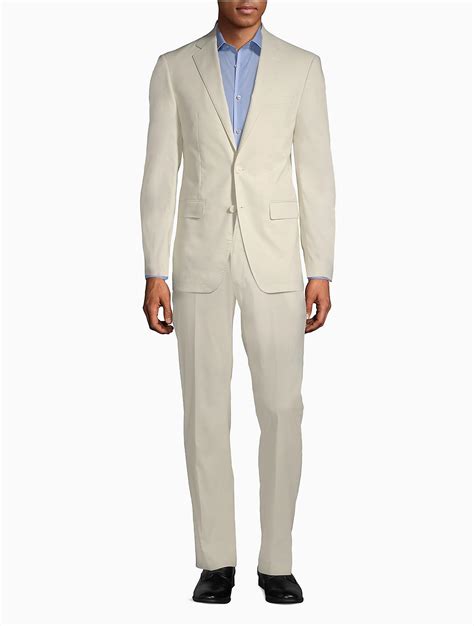 calvin klein linen suit.